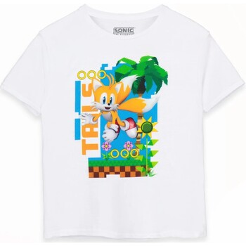 Vêtements Enfant T-shirts manches courtes Sonic The Hedgehog NS7427 Blanc