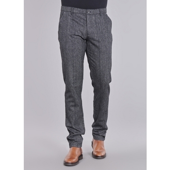 pantalon jerem  pantalon slim en coton stretch à micro motifs 