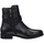 Chaussures Femme Bottines Tommy Hilfiger Bottines en cuir femme  Ref 58922 BDS Noir Noir