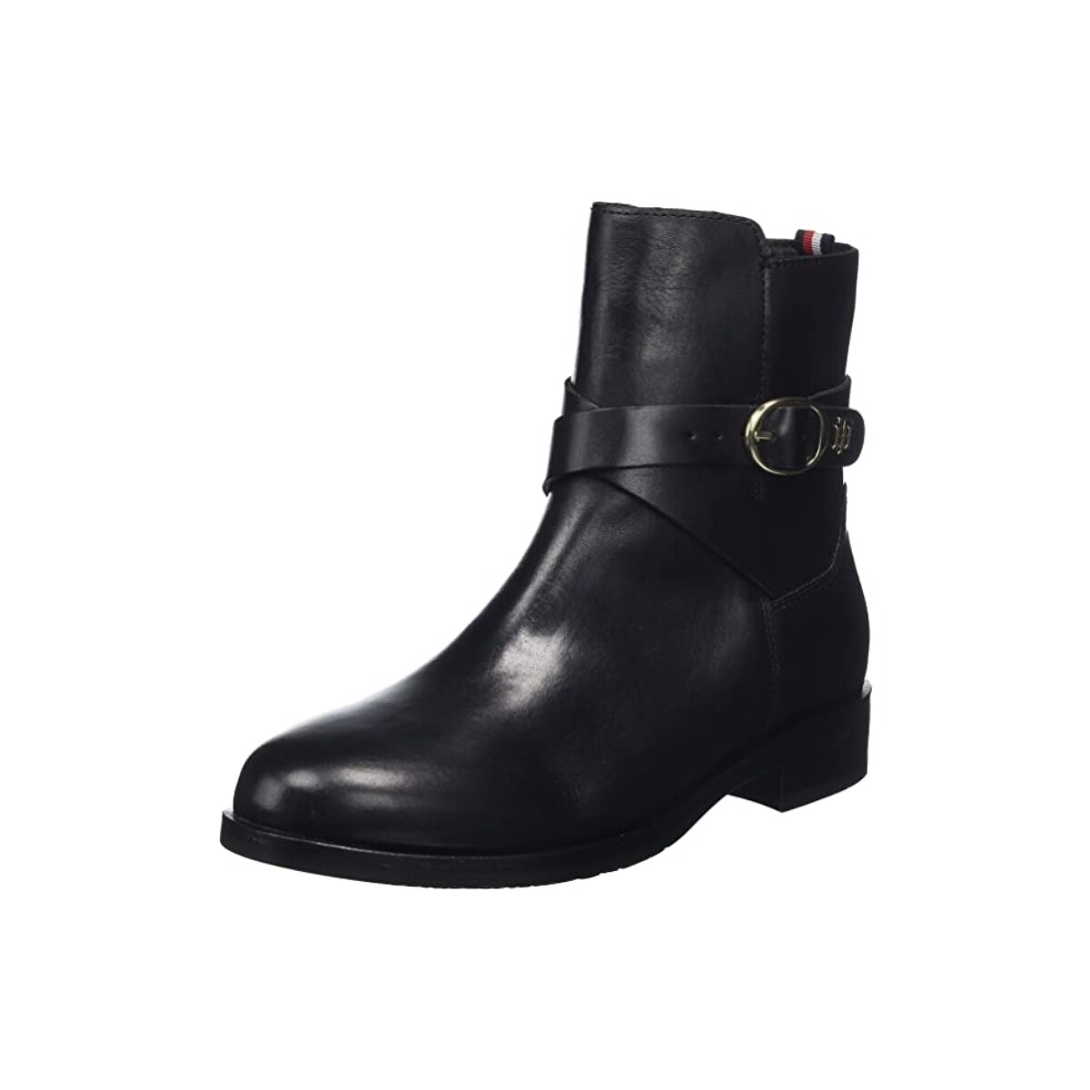 Chaussures Femme Bottines Tommy Hilfiger Bottines en cuir femme  Ref 58922 BDS Noir Noir