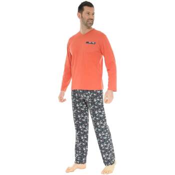 Vêtements Homme Pyjamas / Chemises de nuit Christian Cane PYJAMA.  DONATIEN Orange