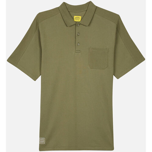 Vêtements Homme Tee Shirt Uni Logo Imprimé Oxbow Polo manches courtes poche poitrine NUKAK Vert