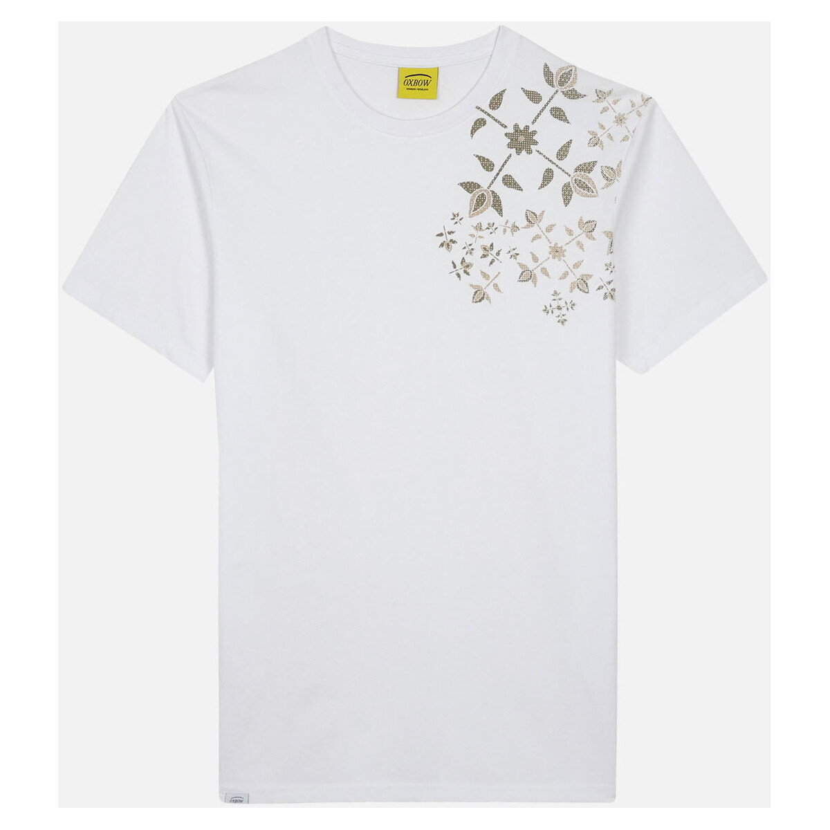 Vêtements Homme T-shirts manches courtes Oxbow Tee shirt manches courtes graphique TASTA Blanc