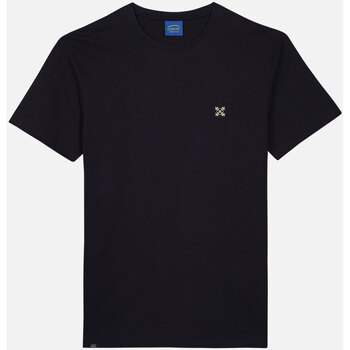 Vêtements Homme Bibliothèques / Etagères Oxbow Tee shirt manches courtes graphique TEFLA Bleu