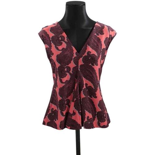 Vêtements Femme Débardeurs / T-shirts sans manche panelled Stella Mc Cartney Blouse en soie Multicolore