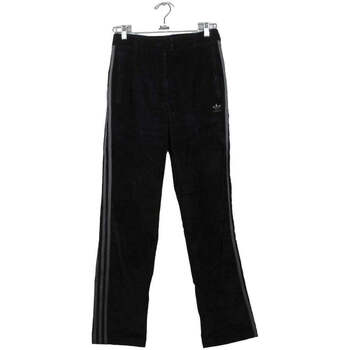 Vêtements Femme Pantalons adidas Originals Pantalon droit en coton Noir