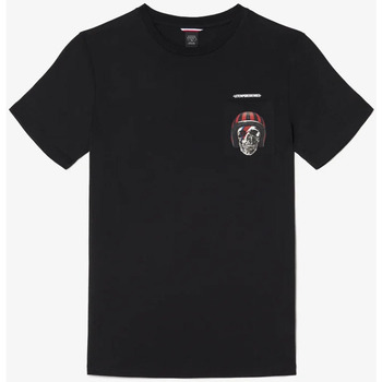 Vêtements Homme Pulls & Gilets Lauren Ralph Lauises T-shirt holt noir imprimé Noir