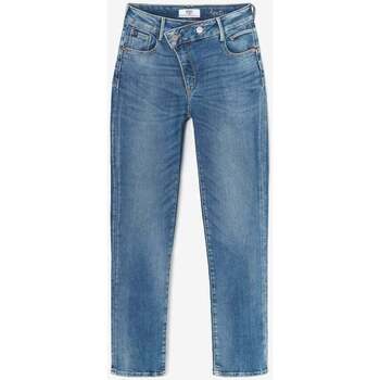 Vêtements Femme Jeans Le Temps des Cerises Zep pulp regular monogrammedle haute 7/8ème jeans bleu Bleu