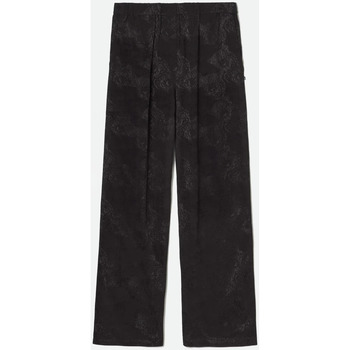 Vêtements Femme Pantalons Le Temps des Cerises Pantalon clemati en jacquard noir Noir