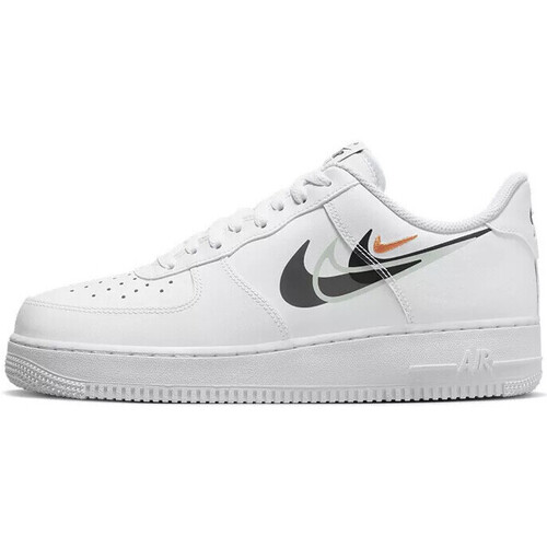 Chaussures Homme Baskets basses Nike AIR FORCE 1 LOW MULTI SWOOSH Noir