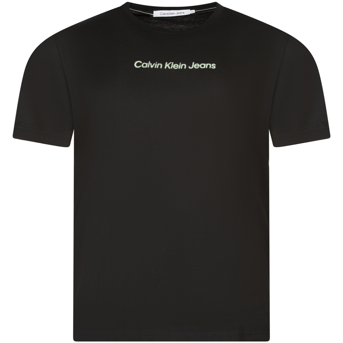 Vêtements Homme T-shirts & Polos Calvin Klein Big & Tall T-shirt coton col rond GRANDE TAILLE Noir