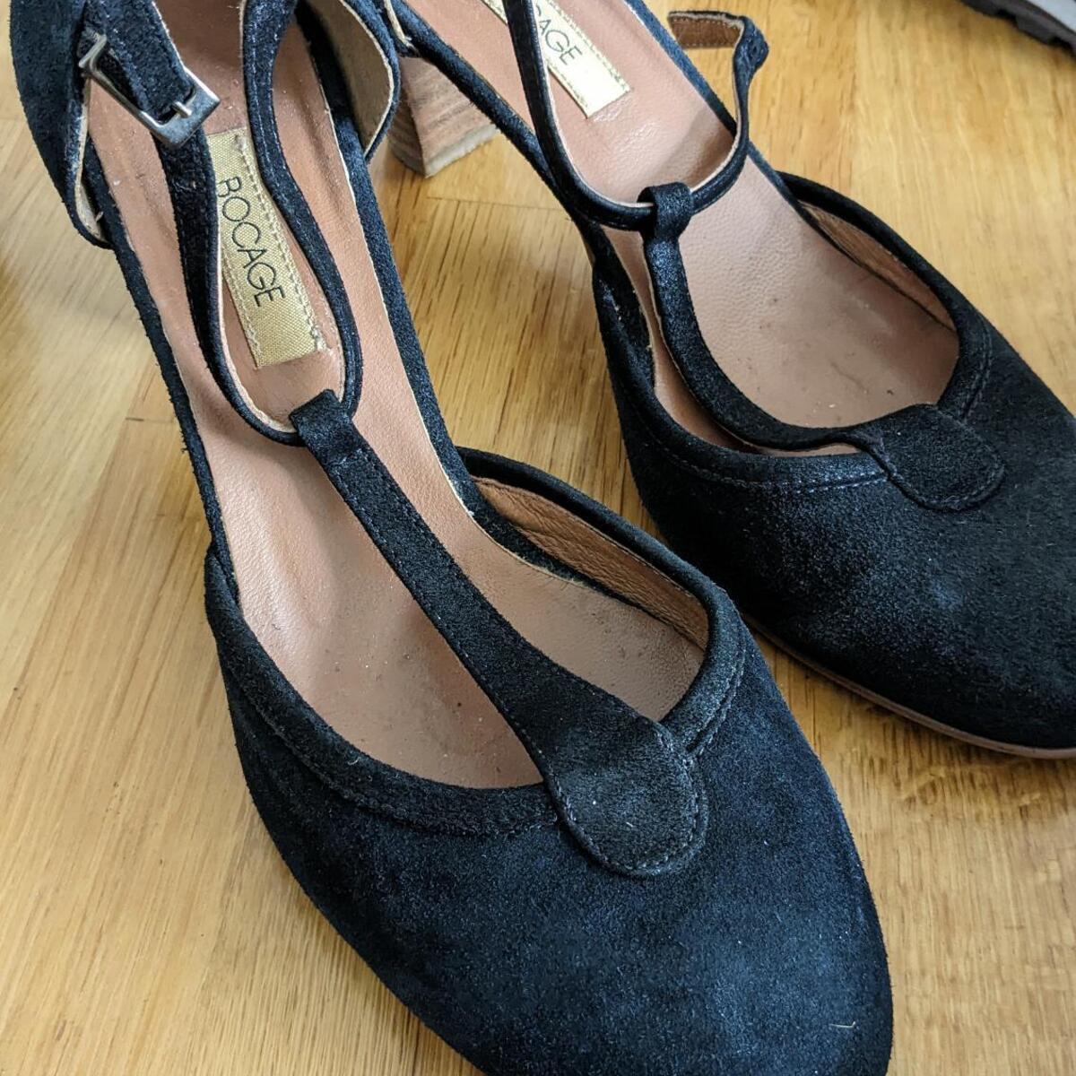 Chaussures Femme Sweats & Polaires Bocage Salomé talon haut Noir