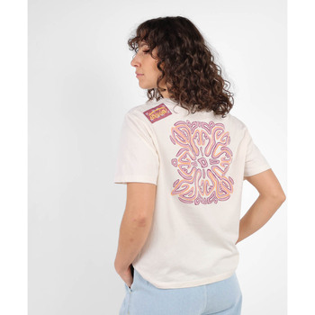 Vêtements Femme T-shirts Omeara manches courtes Oxbow Tee-shirt imprimé TOBIB Blanc