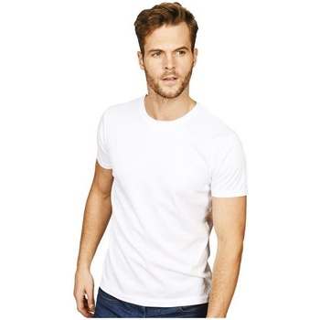 Vêtements Homme T-shirts manches longues Casual Classics AB456 Blanc