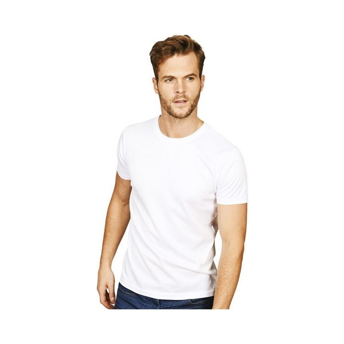 Vêtements Homme T-shirts manches longues Casual Classics AB456 Blanc