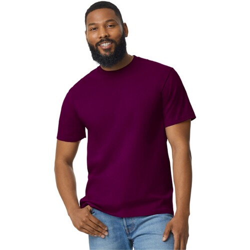 Vêtements T-shirts manches longues Gildan 65000 Violet