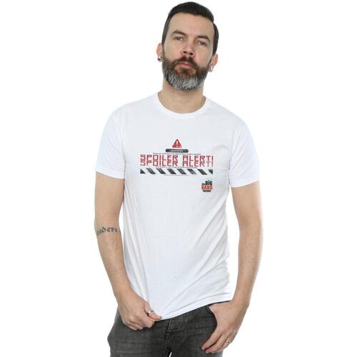 Vêtements Homme T-shirts manches longues The Big Bang Theory Spoiler Alert Blanc