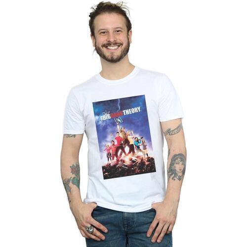 Vêtements Homme T-shirts manches longues The Big Bang Theory Character Poster Blanc