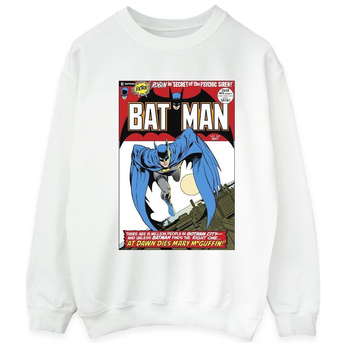 Vêtements Homme Sweats Dc Comics Running Batman Cover Blanc