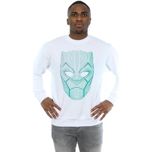 Vêtements Homme Sweats Marvel Black Panther Tribal Mask Blanc