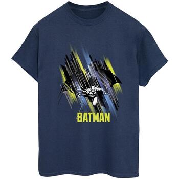 Vêtements Femme T-shirts manches longues Dc Comics Batman Flying Batman Bleu