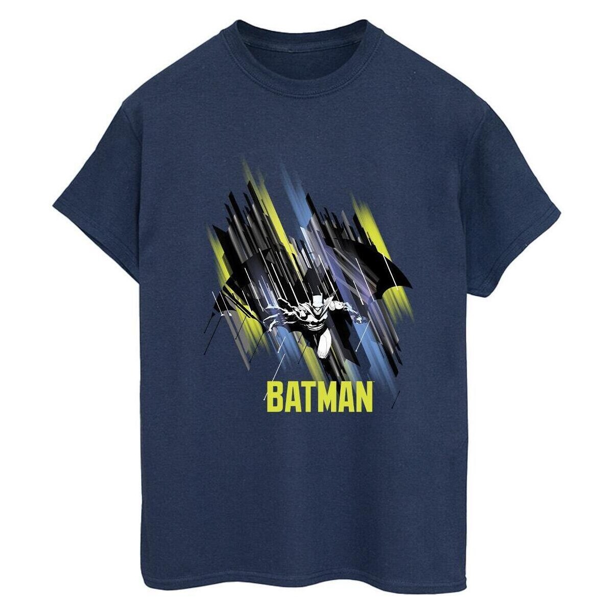 Vêtements Femme T-shirts manches longues Dc Comics Batman Flying Batman Bleu