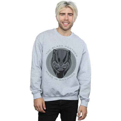Vêtements Homme Sweats Marvel Black Panther Made in Wakanda Gris