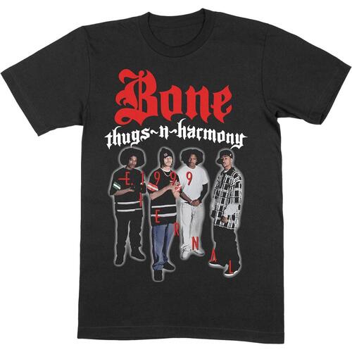 Vêtements T-shirts manches longues Bone Thugs N Harmony E. 1999 Noir