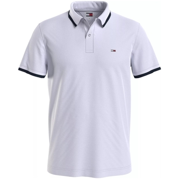 Vêtements Homme T-shirts & Polos Tommy Jeans Polo  Ref 61913 YBR Blanc Blanc