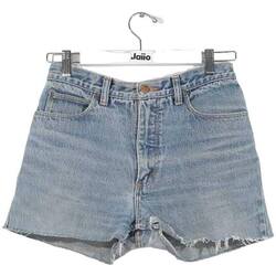 Vêtements Femme Shorts / Bermudas Wrangler Mini short en coton Bleu
