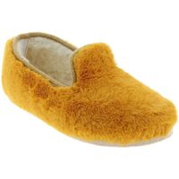Chaussures Femme Chaussons Chausse Mouton Charentaises CARESSE_5F Jaune
