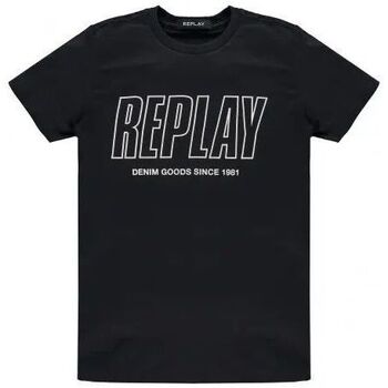 Vêtements Enfant T-shirts & Polos Replay SB7308.020.2660-098 Noir
