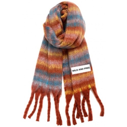 Accessoires textile Homme Echarpes / Etoles / Foulards Verb To Do Wild And Free Scarf Brown Multicolore