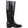 Chaussures Femme Bottines Tommy Hilfiger cool elevated longboot Noir