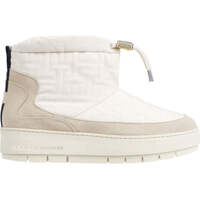 Chaussures Femme Bottines Tommy Hilfiger monogram snowboot Blanc