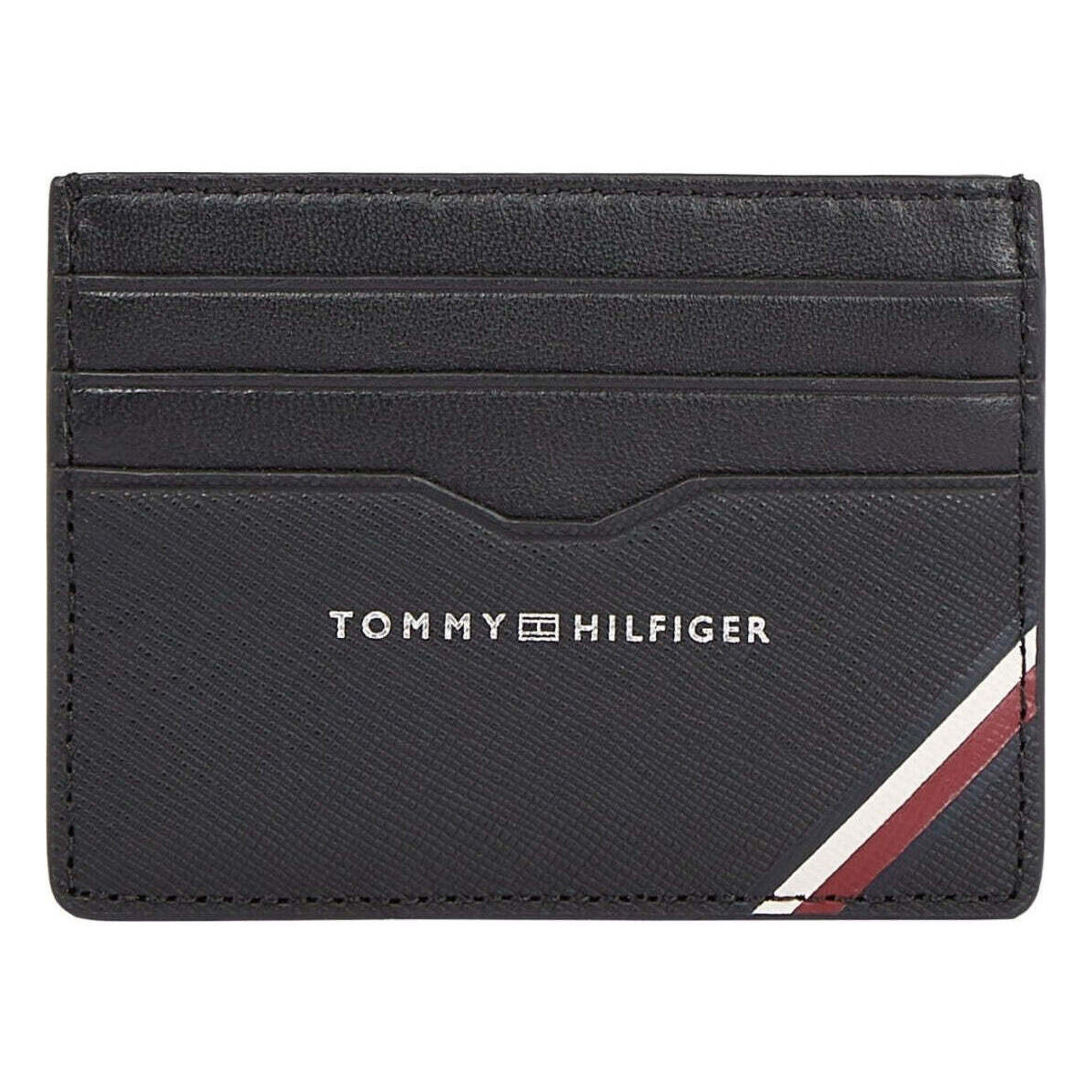 Sacs Homme Portefeuilles Tommy Hilfiger central cc holder card case Noir