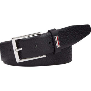 Tommy Hilfiger business 3.5 monogram belt Noir