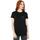 Vêtements Femme T-shirts woven manches longues Marvel  Noir