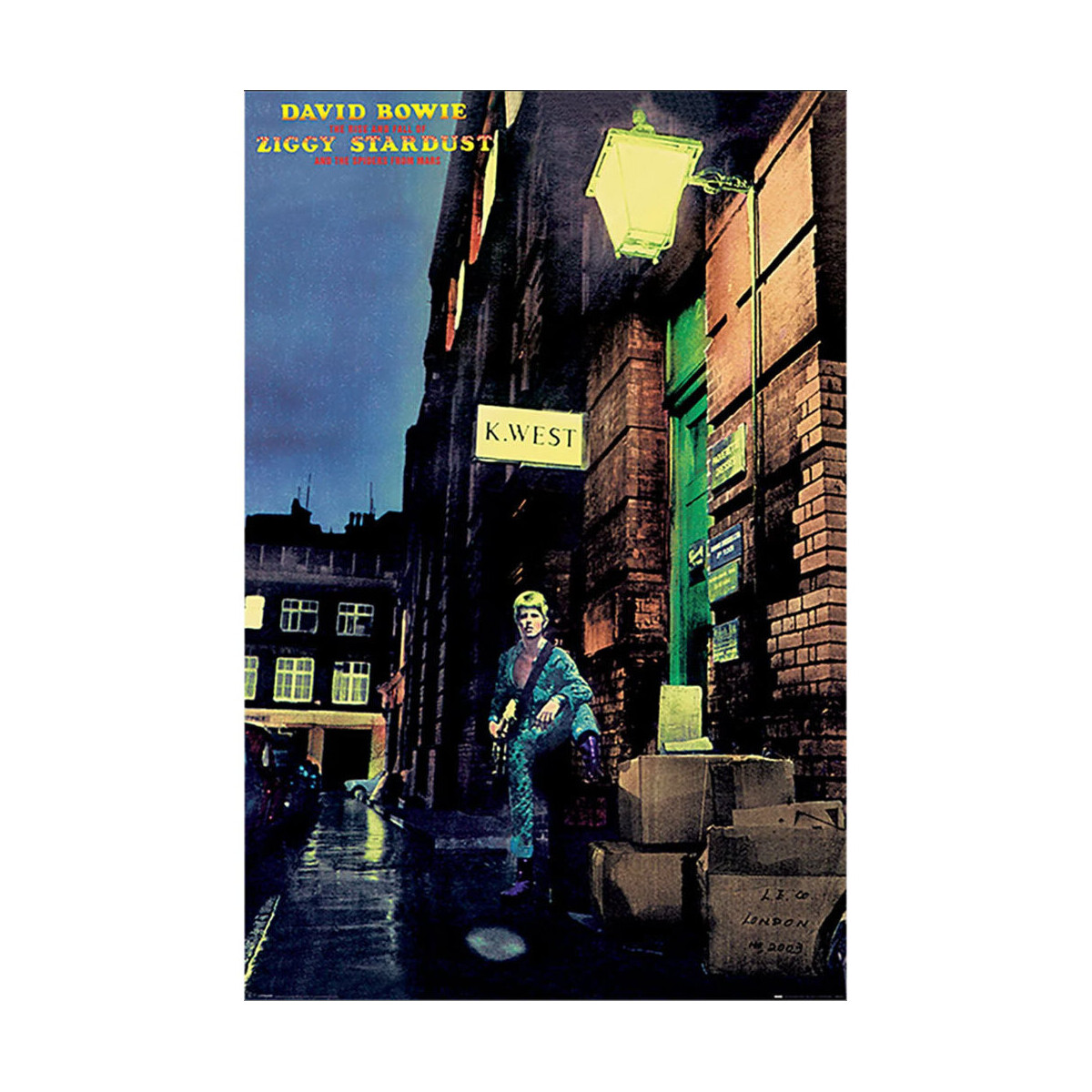 Maison & Déco Affiches / posters David Bowie TA11361 Multicolore