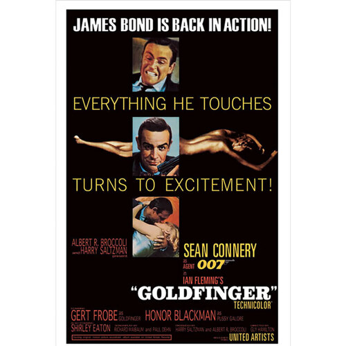 Panneau à Suspendre Casque Affiches / posters James Bond TA11364 Noir
