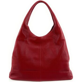 Sacs Femme Moreau Nacelle leather bucket bag Oh My Bag BOSTON Rouge