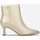 Chaussures Femme Bottines La Modeuse 69484_P161687 Doré