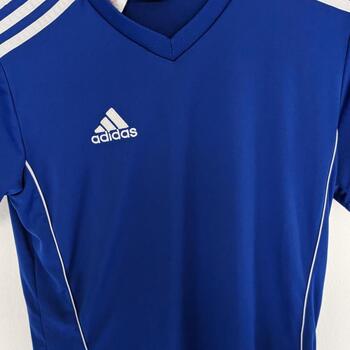 Vêtements Garçon T-shirts manches courtes Adidas Sportswear TEE SHIRT ADIDAS BLEU ET BLANC ENFANT Bleu