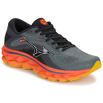 Chaussures Homme Running / trail Mizuno Elbow WAVE SKY Gris / Orange