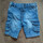 Vêtements Garçon Shorts / Bermudas In Extenso Bermuda en cargo-pocket jeans In Extenso - 18 mois Bleu