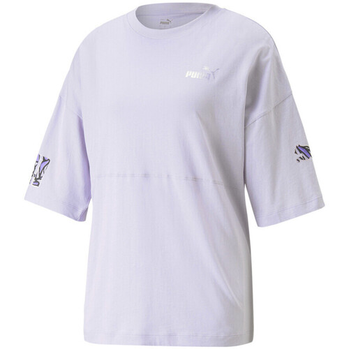 Puma 674445-68 Violet - Vêtements T-shirts manches courtes Femme 16,99 €