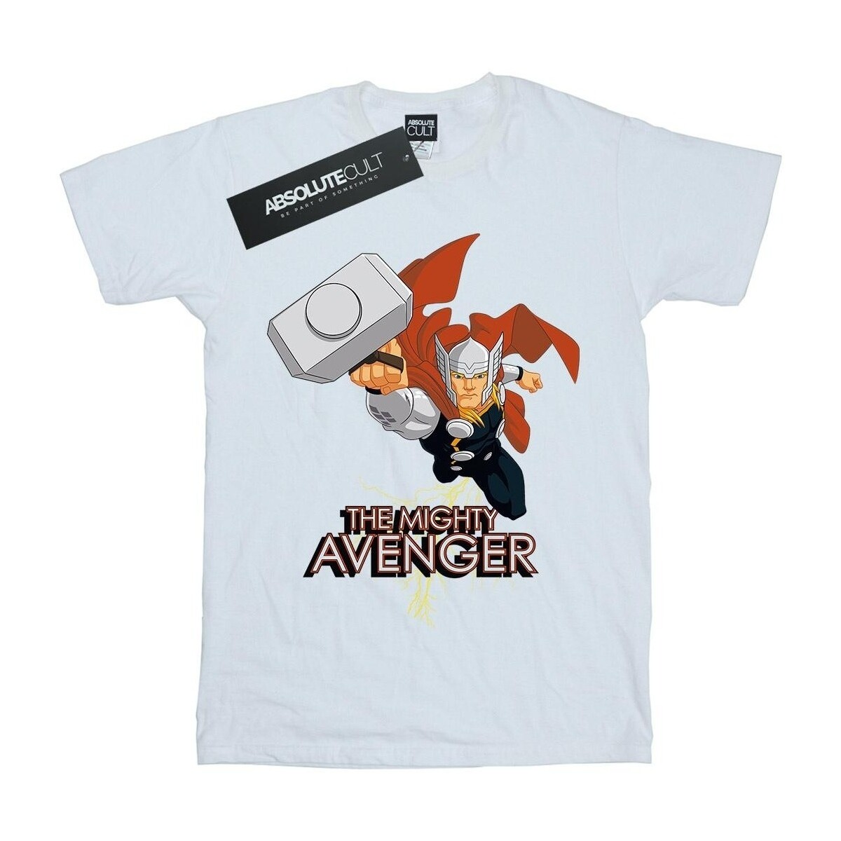 Vêtements Femme T-shirts manches longues Marvel Thor The Mighty Avenger Blanc