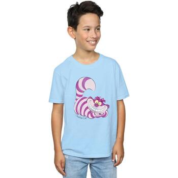 Vêtements Garçon T-shirts manches courtes Disney Alice In Wonderland Cheshire Cat Bleu