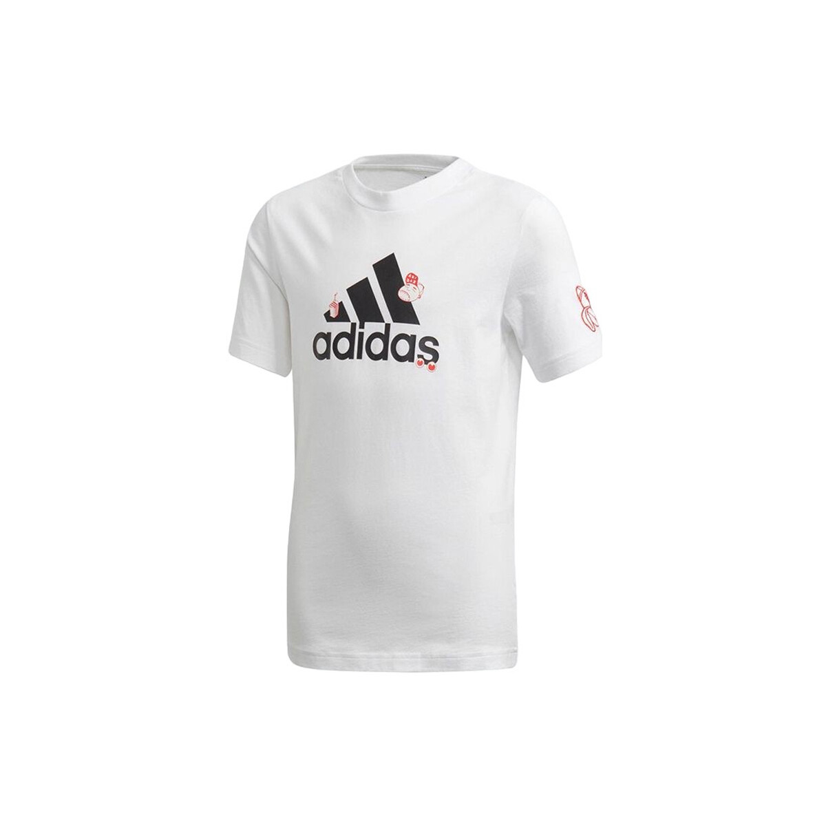 Vêtements Enfant T-shirts manches courtes adidas Originals BS3915 Rouge