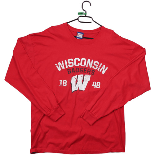 Vêtements Homme T-shirts & Polos Cadre Athletic T-shirt  Wisconsin Badgers Rouge